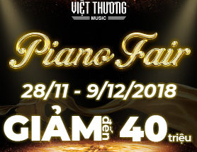 Ngập tràn ưu đãi với ngày hội Piano Fair 2018