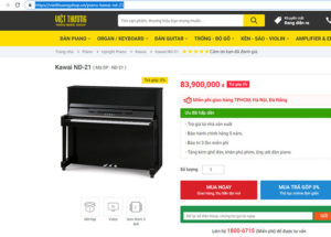Địa chỉ bán đàn Piano Kawai ND-21 uy tín, chính hãng ở đâu?